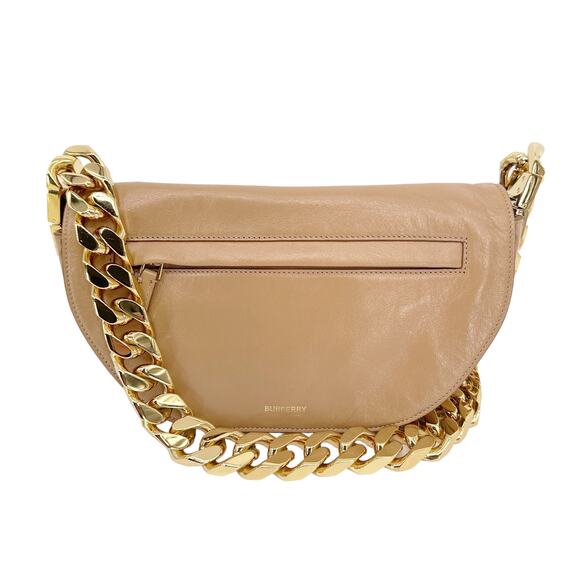 BURBERRY Small Soft Olympia Bag in Modern Beige